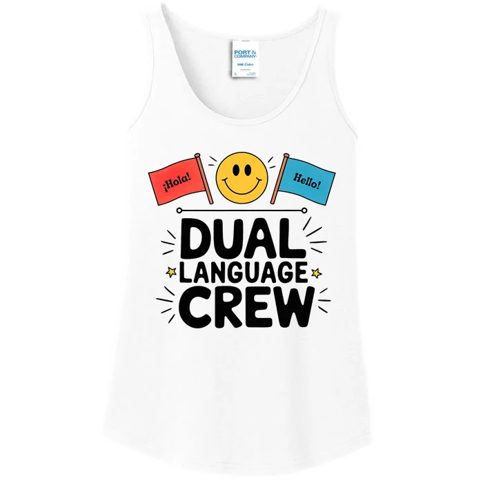 Dual Language Crew Ladies Essential Tank