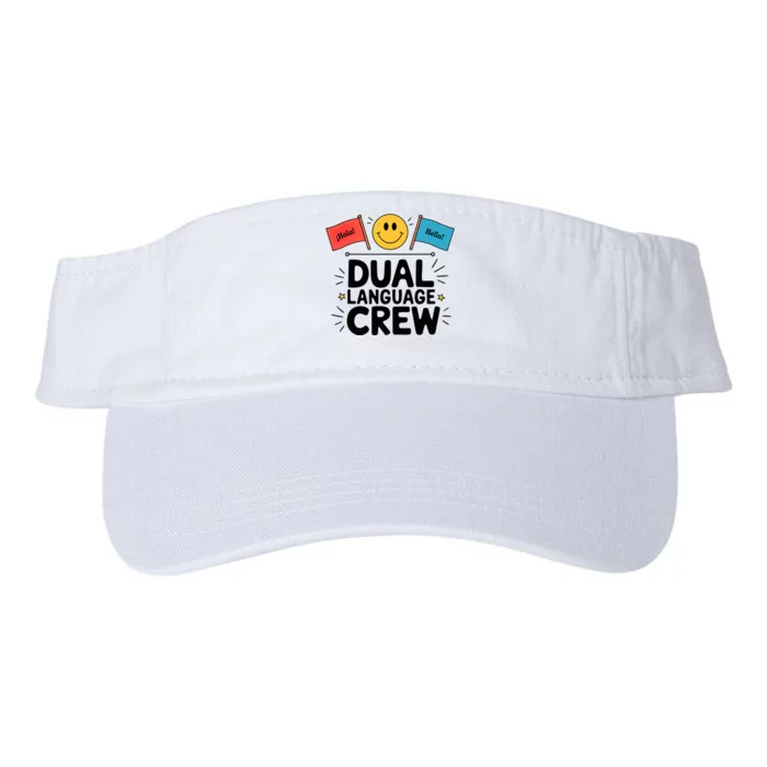 Dual Language Crew Valucap Bio-Washed Visor