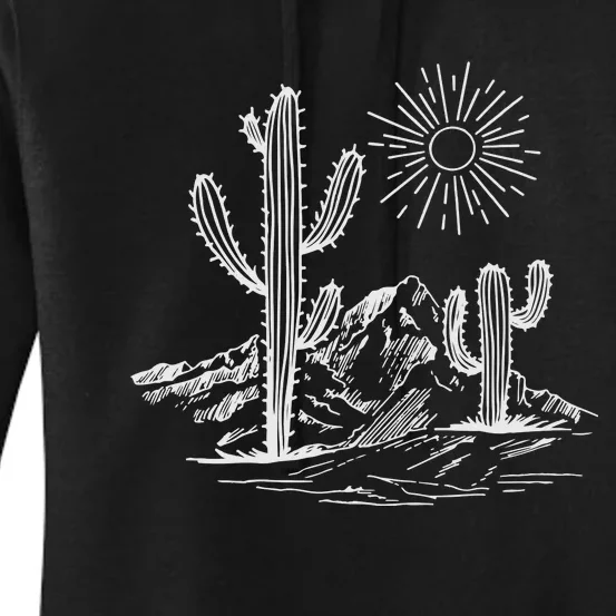 Desert Life Cactus Women's Pullover Hoodie