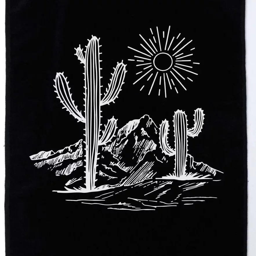 Desert Life Cactus Platinum Collection Golf Towel