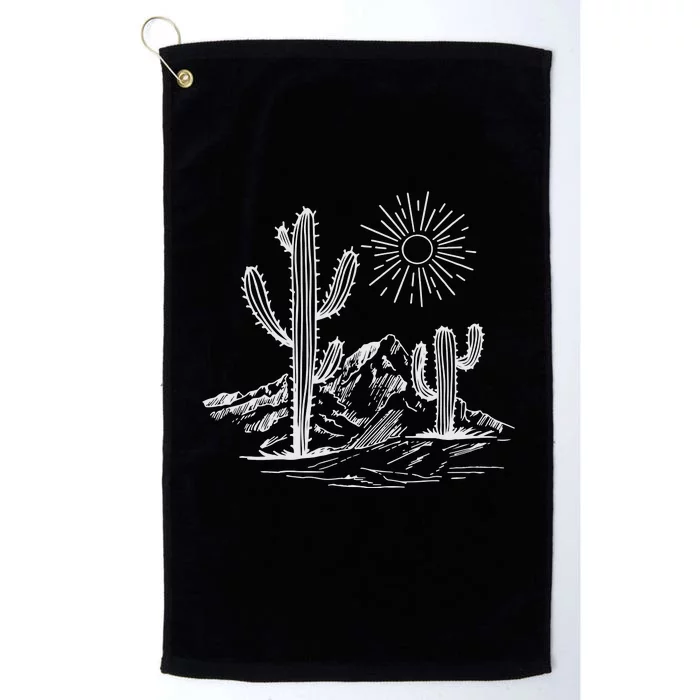 Desert Life Cactus Platinum Collection Golf Towel