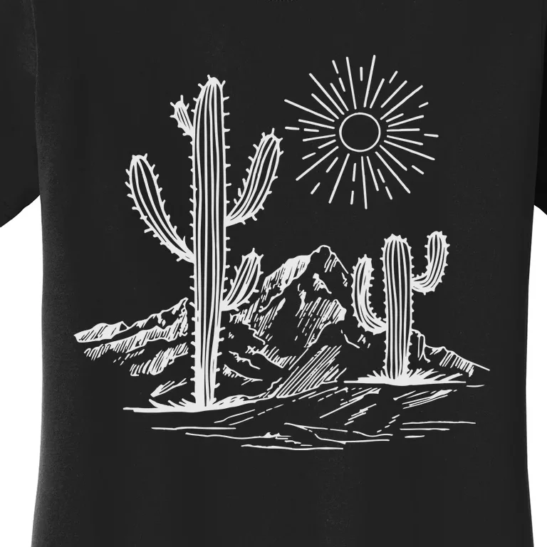 Desert Life Cactus Women's T-Shirt