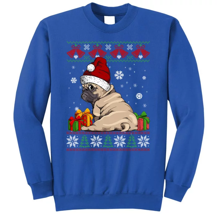 Dog Lovers Cute Frenchie Santa Hat Ugly Christmas Sweater Gift Sweatshirt