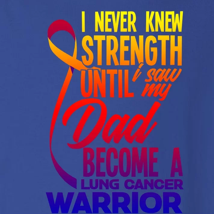 Dad Lung Cancer Warrior Son Daughter Of Lung Cancer Warrior Great Gift Toddler Long Sleeve Shirt