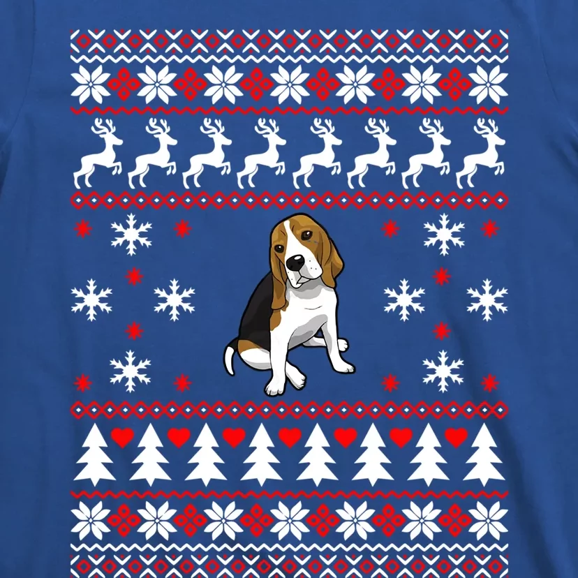 Dog Lover Christmas Funny Gift Beagle Ugly Christmas Cute Gift T-Shirt