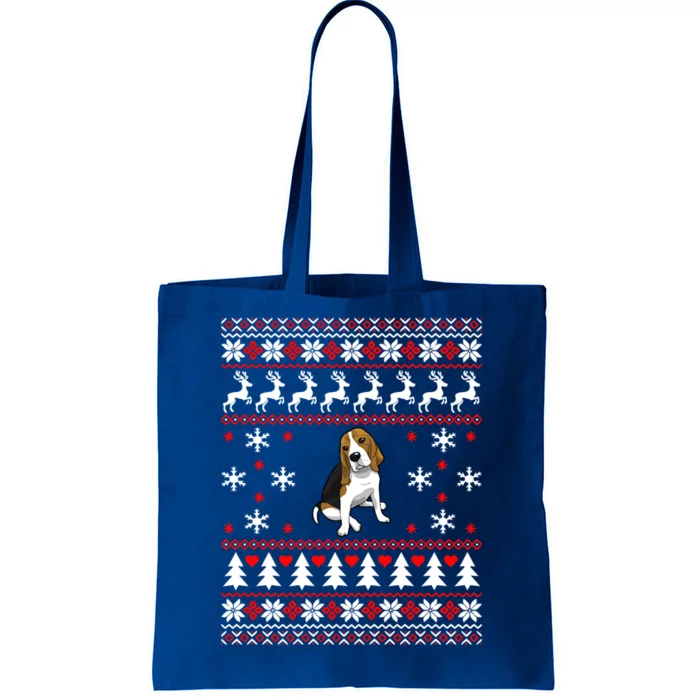 Dog Lover Christmas Funny Gift Beagle Ugly Christmas Cute Gift Tote Bag