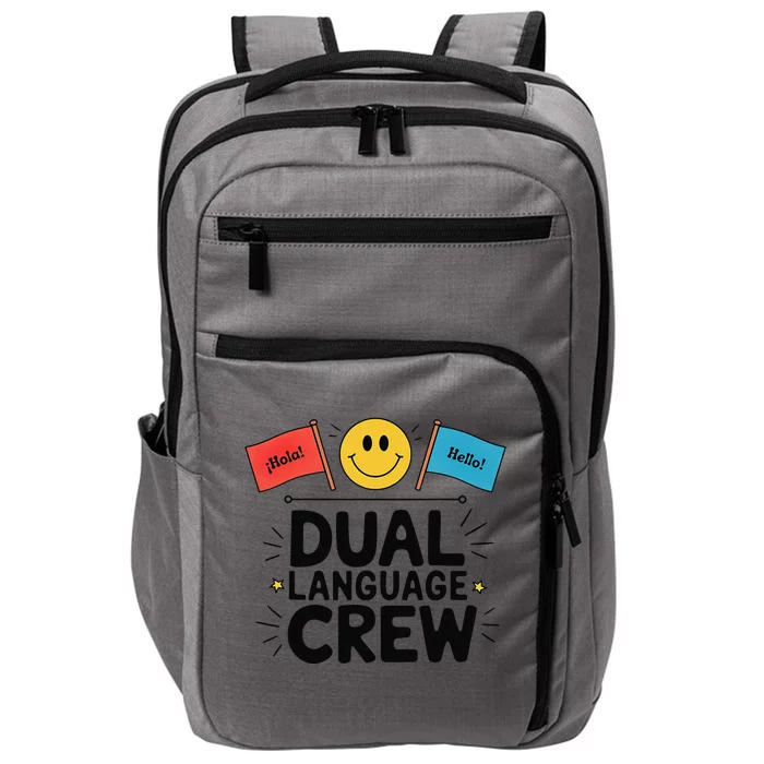 Dual Language Crew Impact Tech Backpack