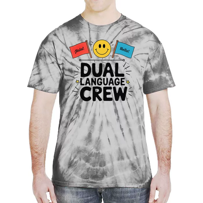 Dual Language Crew Tie-Dye T-Shirt