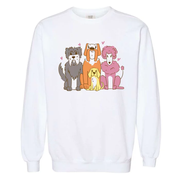 Dog Lover Cute Pet Gift Garment-Dyed Sweatshirt