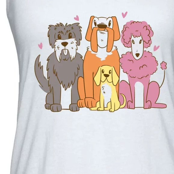 Dog Lover Cute Pet Gift Ladies Essential Flowy Tank