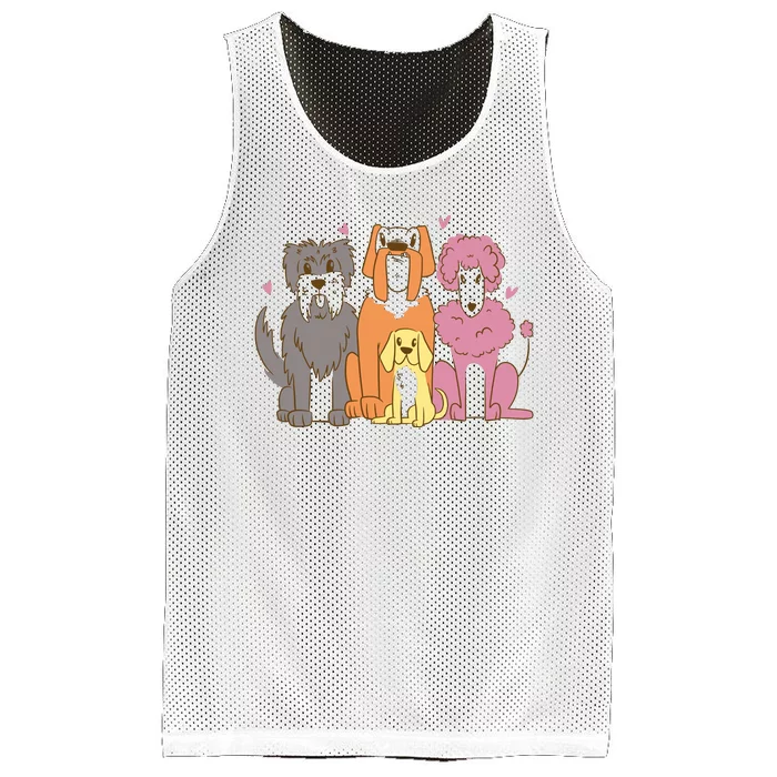 Dog Lover Cute Pet Gift Mesh Reversible Basketball Jersey Tank