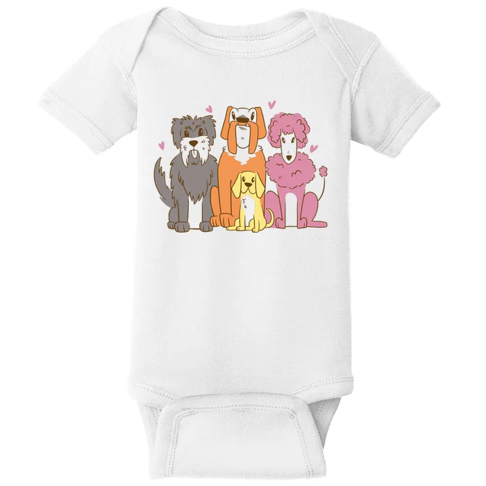 Dog Lover Cute Pet Gift Baby Bodysuit