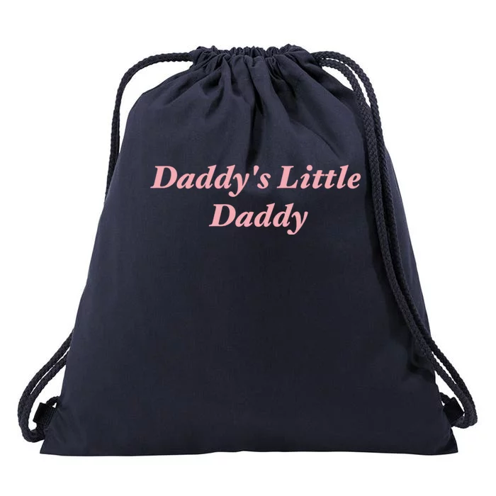 Daddy's Little Daddy Funny Drawstring Bag