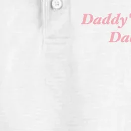 Daddy's Little Daddy Funny Dry Zone Grid Performance Polo