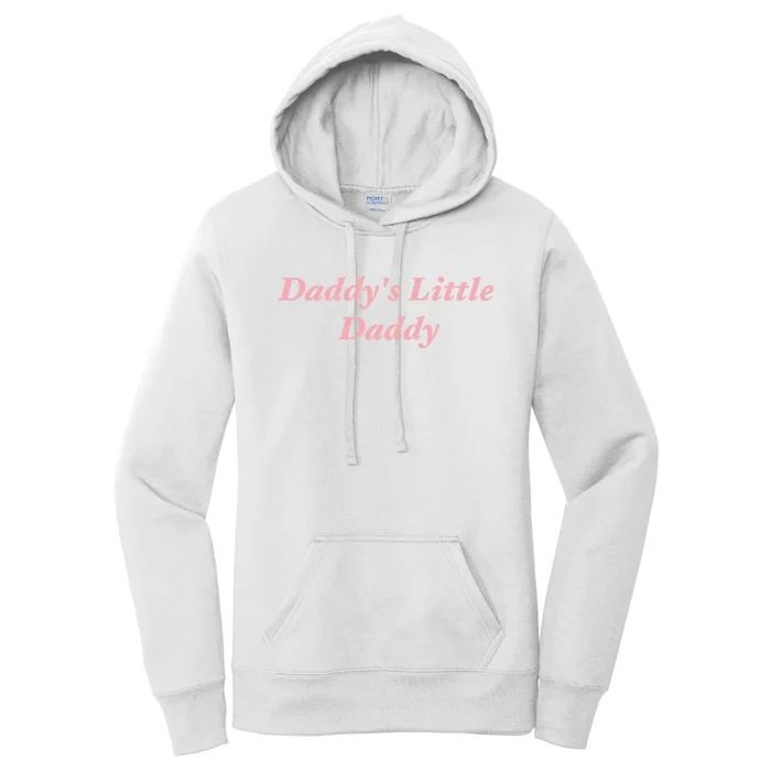 Daddy's Little Daddy Funny Women's Pullover Hoodie