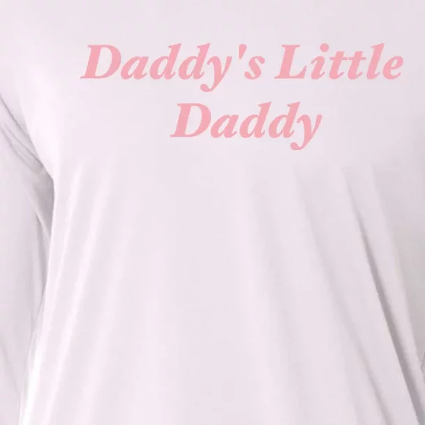 Daddy's Little Daddy Funny Cooling Performance Long Sleeve Crew