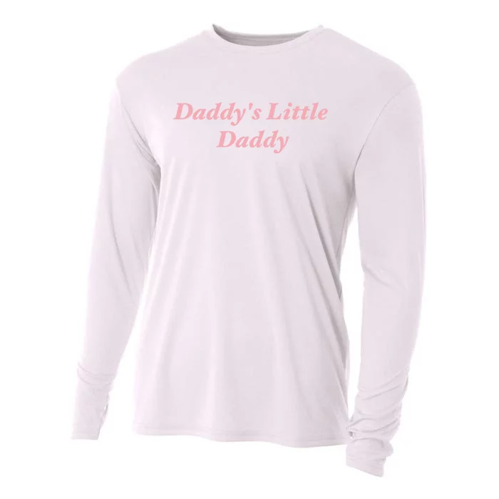 Daddy's Little Daddy Funny Cooling Performance Long Sleeve Crew