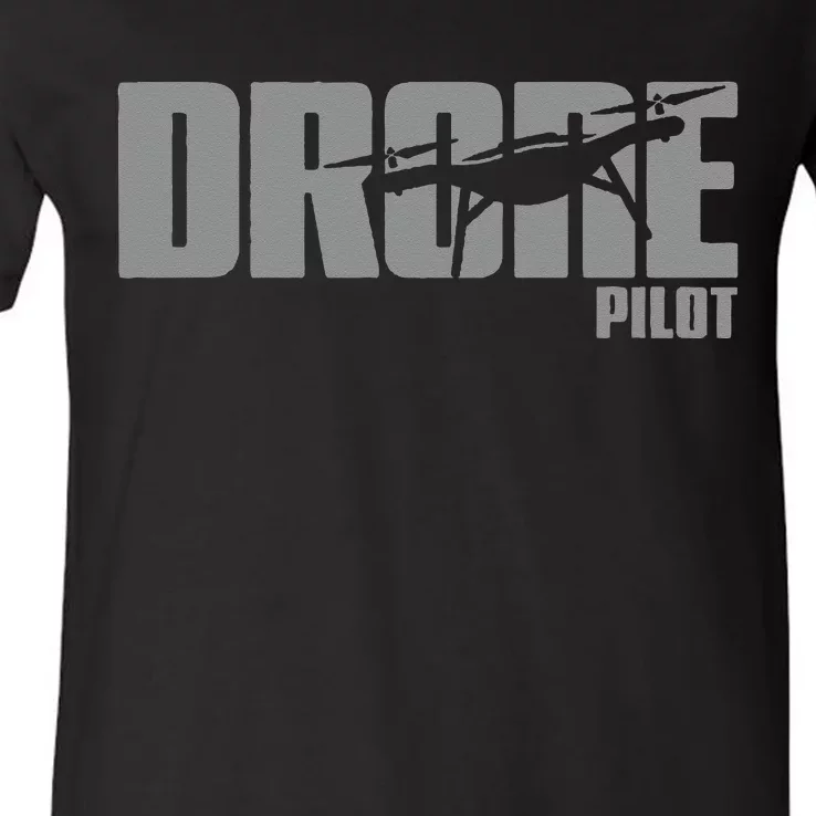 Drone Life Design For Drone Pilot And Drone Operator V-Neck T-Shirt