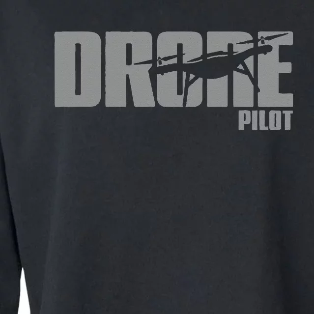 Drone Life Design For Drone Pilot And Drone Operator Cropped Pullover Crew