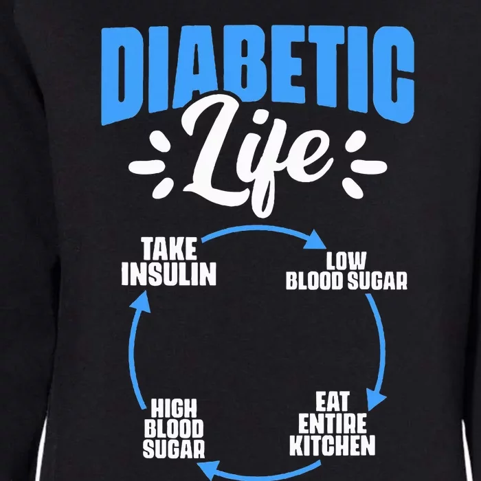 Diabetic Life Diabetes Warrior Diabetes Awareness Womens California Wash Sweatshirt