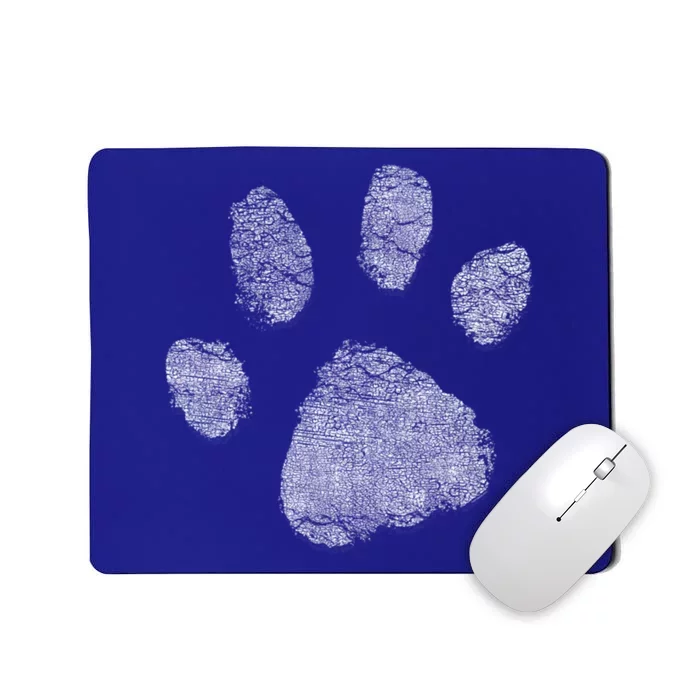 Dog Lovers Dog Paw Print Dog Mom Dad Gift Mousepad