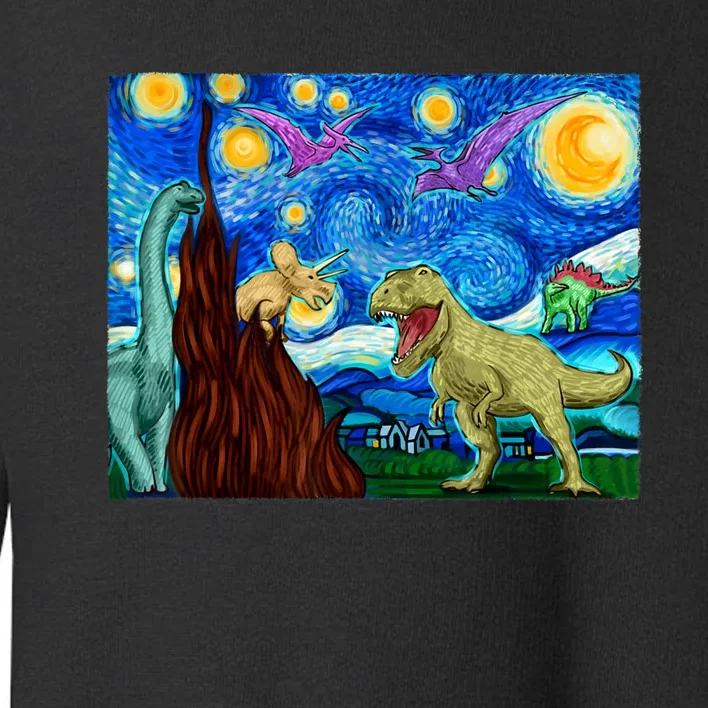 Dinosaur Lover Dinosaur Art T Rex Art Dinosaur Toddler Sweatshirt