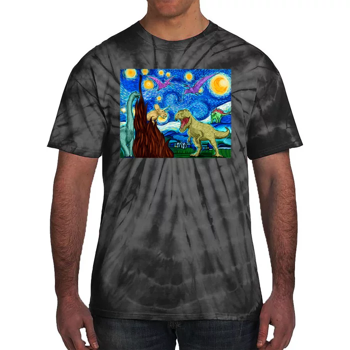 Dinosaur Lover Dinosaur Art T Rex Art Dinosaur Tie-Dye T-Shirt