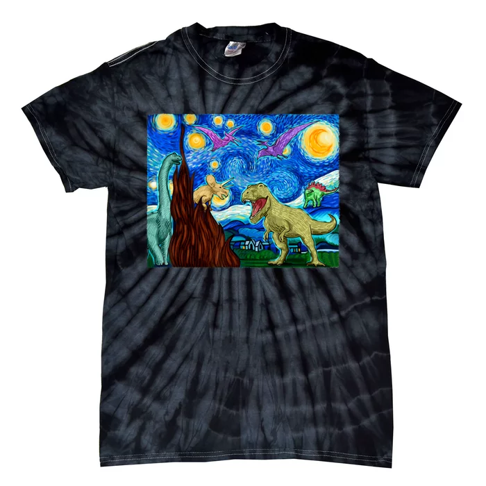 Dinosaur Lover Dinosaur Art T Rex Art Dinosaur Tie-Dye T-Shirt