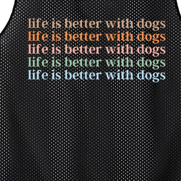 Dog Lover Mesh Reversible Basketball Jersey Tank