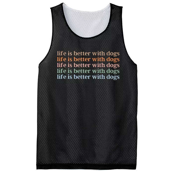 Dog Lover Mesh Reversible Basketball Jersey Tank