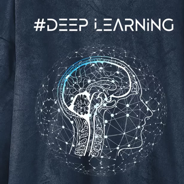 Deep Learning Data Science Machine Learning AI Hooded Wearable Blanket