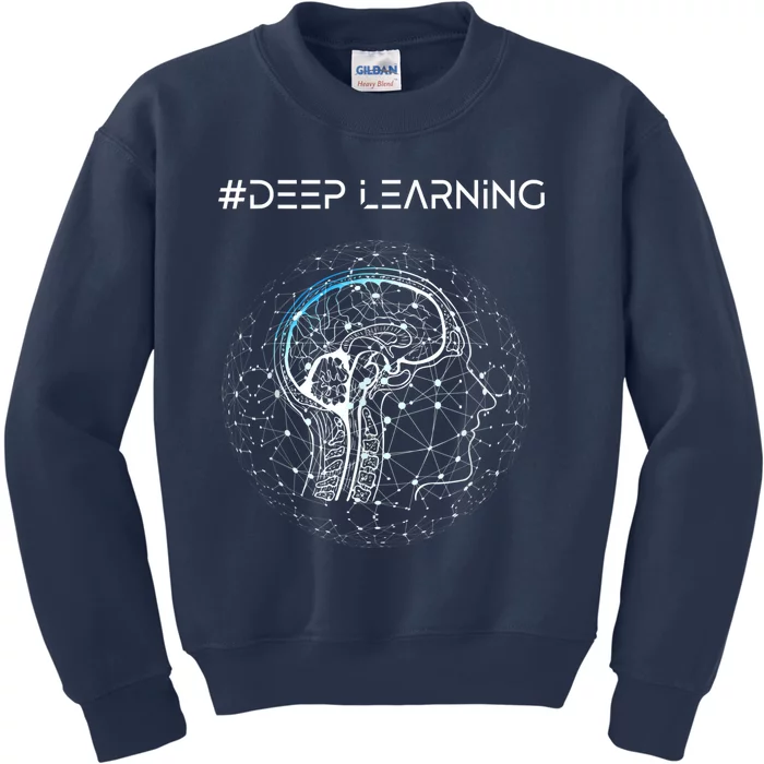 Deep Learning Data Science Machine Learning AI Kids Sweatshirt