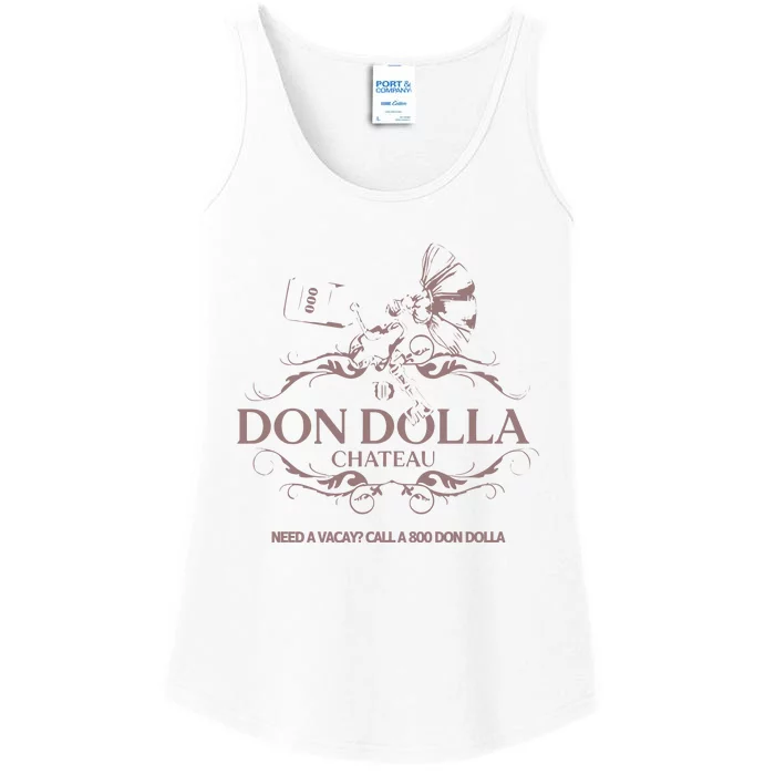 Damian Lillard Don Dolla Chateau Staff Ladies Essential Tank