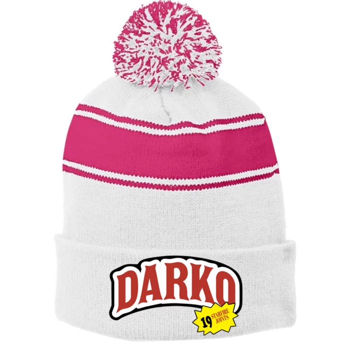 Darkwoods Limited Stripe Pom Pom Beanie