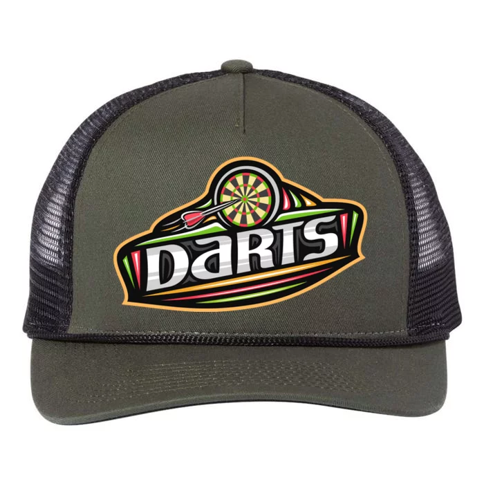 Darts Logo Retro Rope Trucker Hat Cap