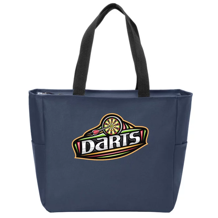 Darts Logo Zip Tote Bag