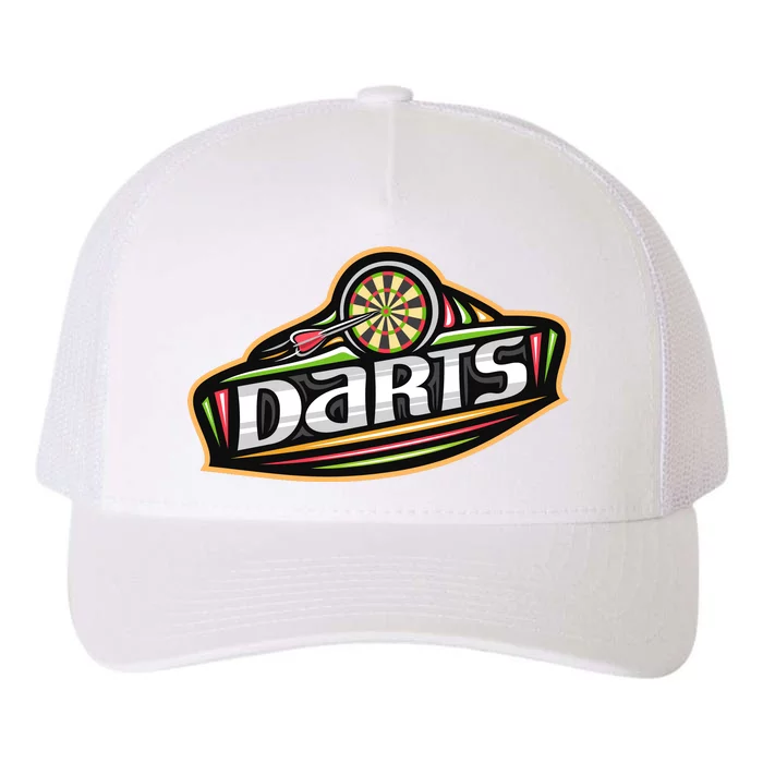 Darts Logo Yupoong Adult 5-Panel Trucker Hat