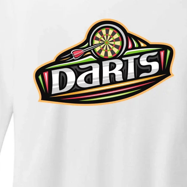 Darts Logo Womens CVC Long Sleeve Shirt