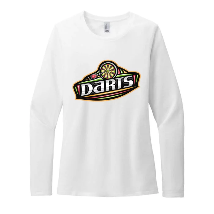 Darts Logo Womens CVC Long Sleeve Shirt