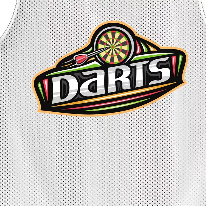 Darts Logo Mesh Reversible Basketball Jersey Tank