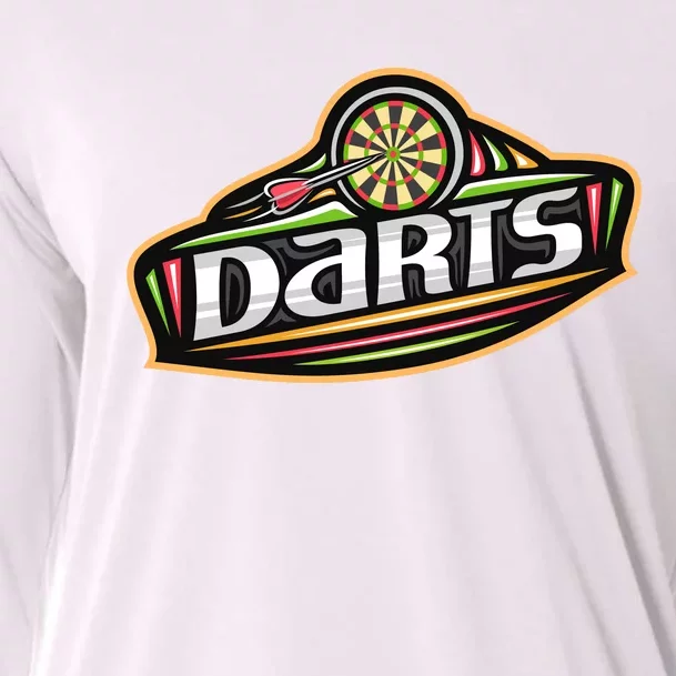 Darts Logo Cooling Performance Long Sleeve Crew