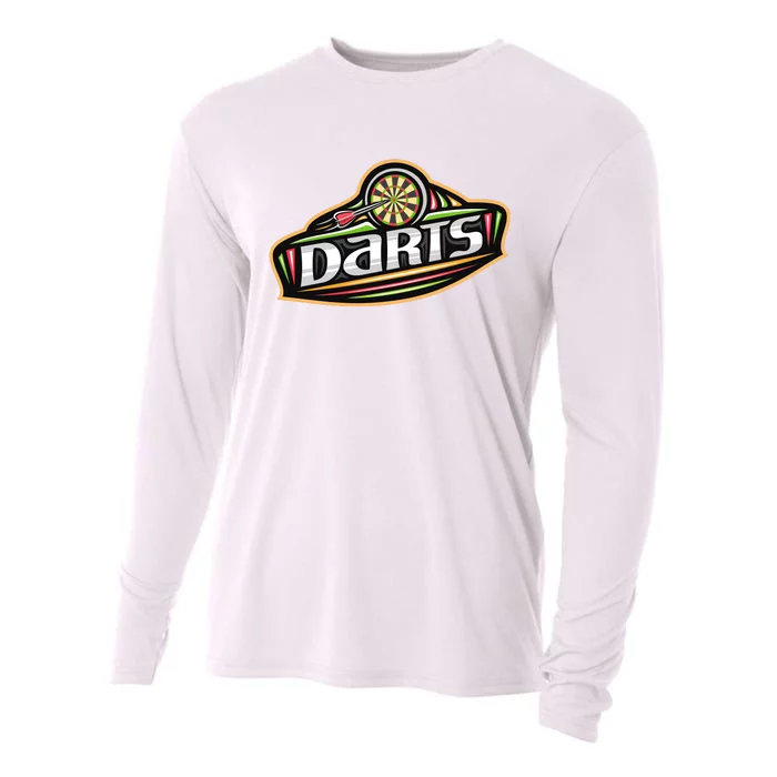 Darts Logo Cooling Performance Long Sleeve Crew