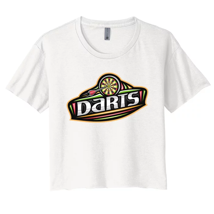 Darts Logo Women's Crop Top Tee