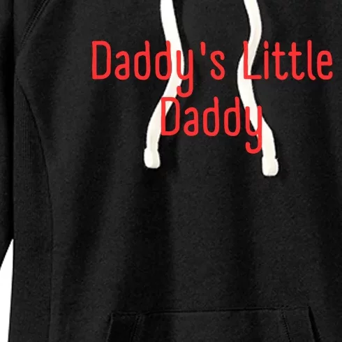 Daddys Little Daddy Funny Daddys Little Meatball Women's Fleece Hoodie