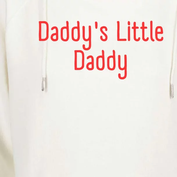 Daddys Little Daddy Funny Daddys Little Meatball Womens Funnel Neck Pullover Hood