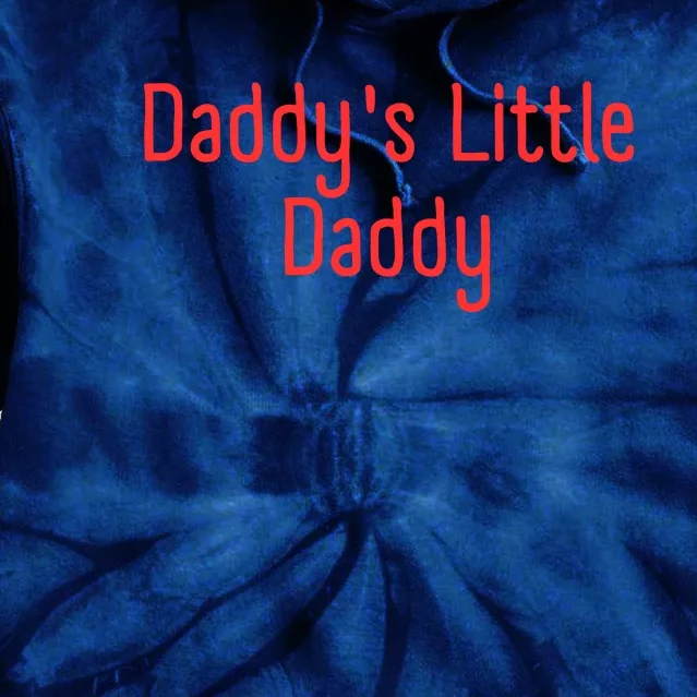 Daddys Little Daddy Funny Daddys Little Meatball Tie Dye Hoodie