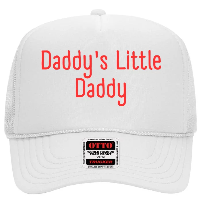 Daddys Little Daddy Funny Daddys Little Meatball High Crown Mesh Trucker Hat