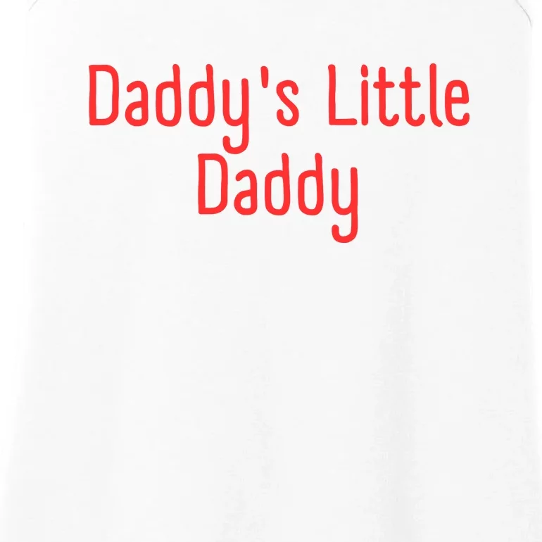 Daddys Little Daddy Funny Daddys Little Meatball Ladies Essential Tank