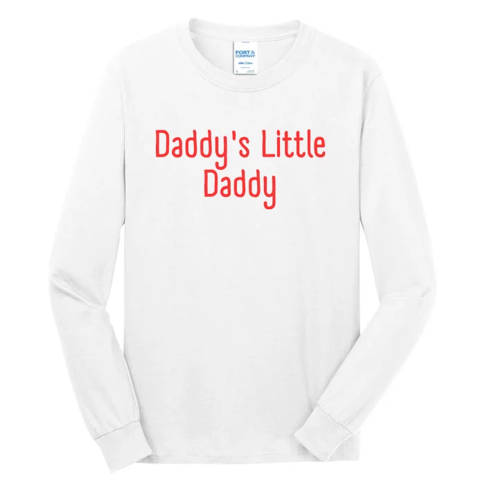 Daddys Little Daddy Funny Daddys Little Meatball Tall Long Sleeve T-Shirt