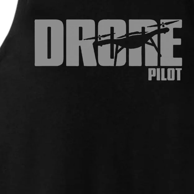 Drone Life Design For Drone Pilot And Drone Operator Ladies Tri-Blend Wicking Tank